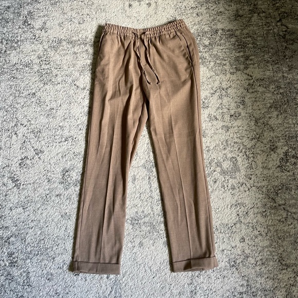 H&M Pants Hm Beige Linen Pants Poshmark